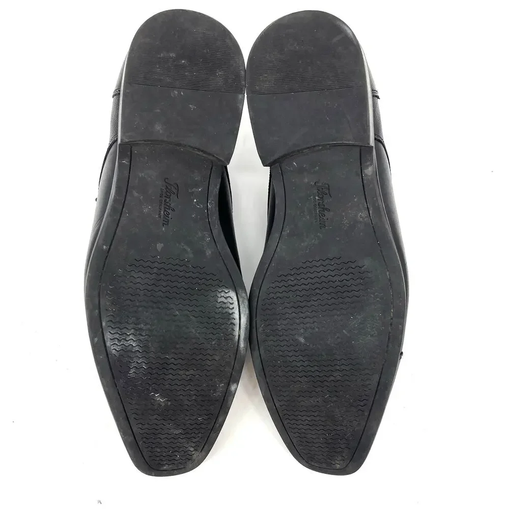 Florsheim‎ Men's 10.5 Jackson  Black Leather Cap Toe Oxford Dress Shoes